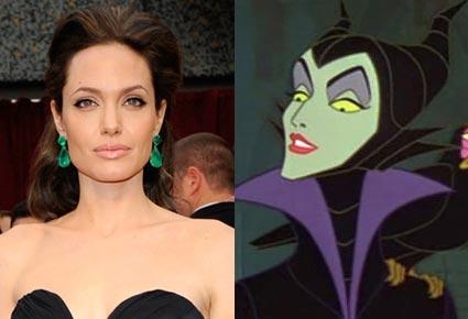 أنجلينا جولي و 3 من أولادها في فيلم maleficent الجديد